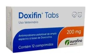 Antimicrobiano Ourofino Doxifin Tabs 200 mg - 12 comprimidos
