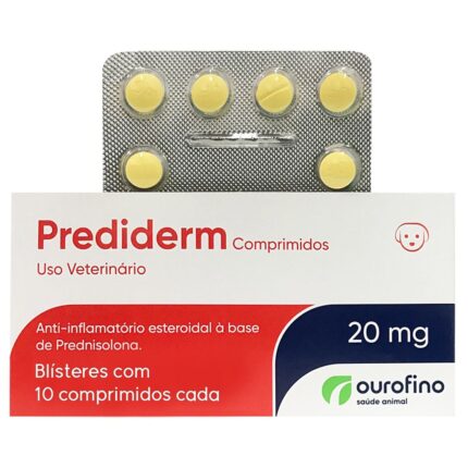 Prediderm 20mg cartela 10 comprimido un